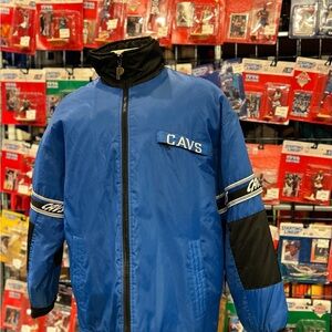 Vintage 1996 Pro Player Cleveland Cavaliers Oversized Coat Size Small Mens